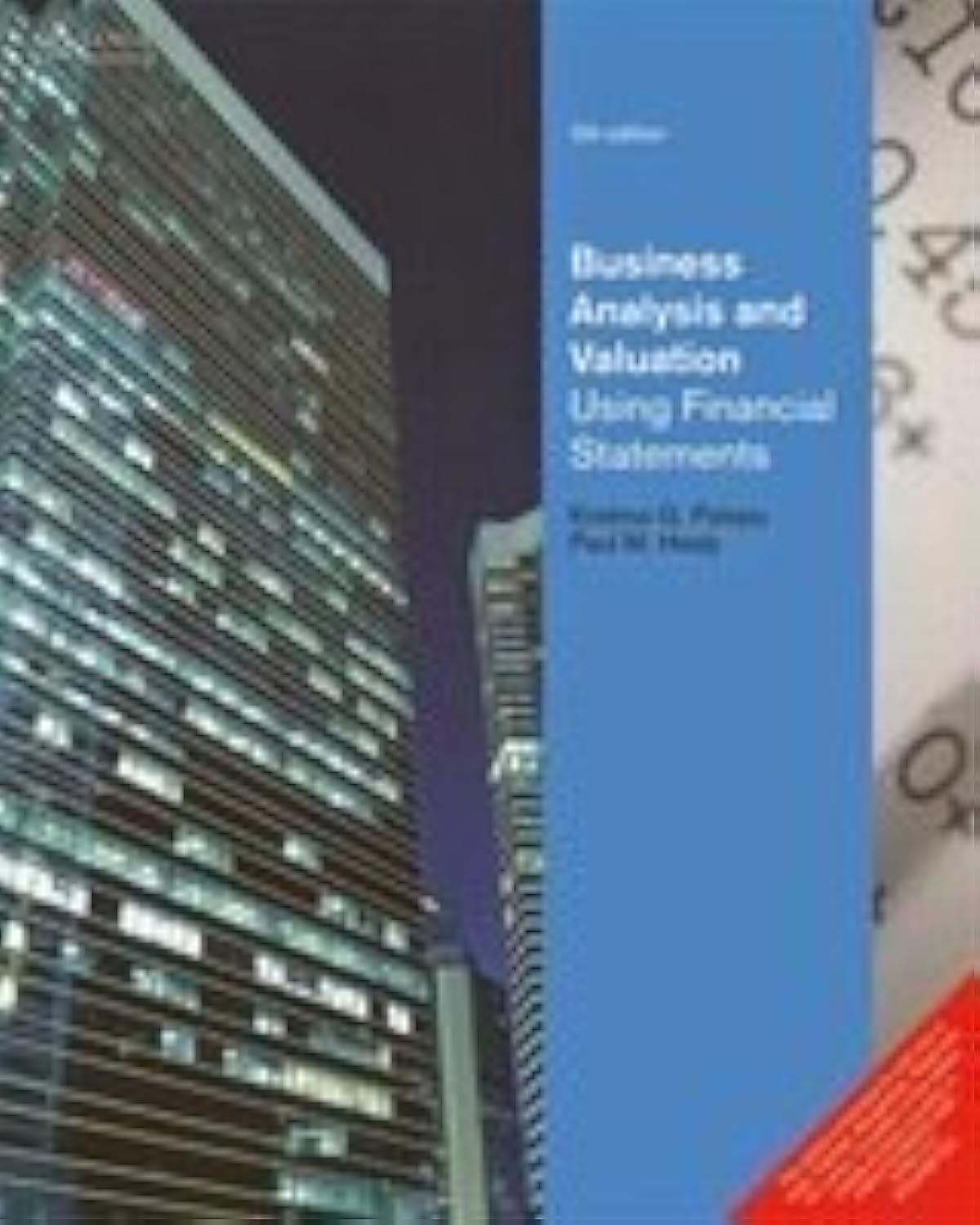 Business Analysis and Valuation : Using Financial Statements Books