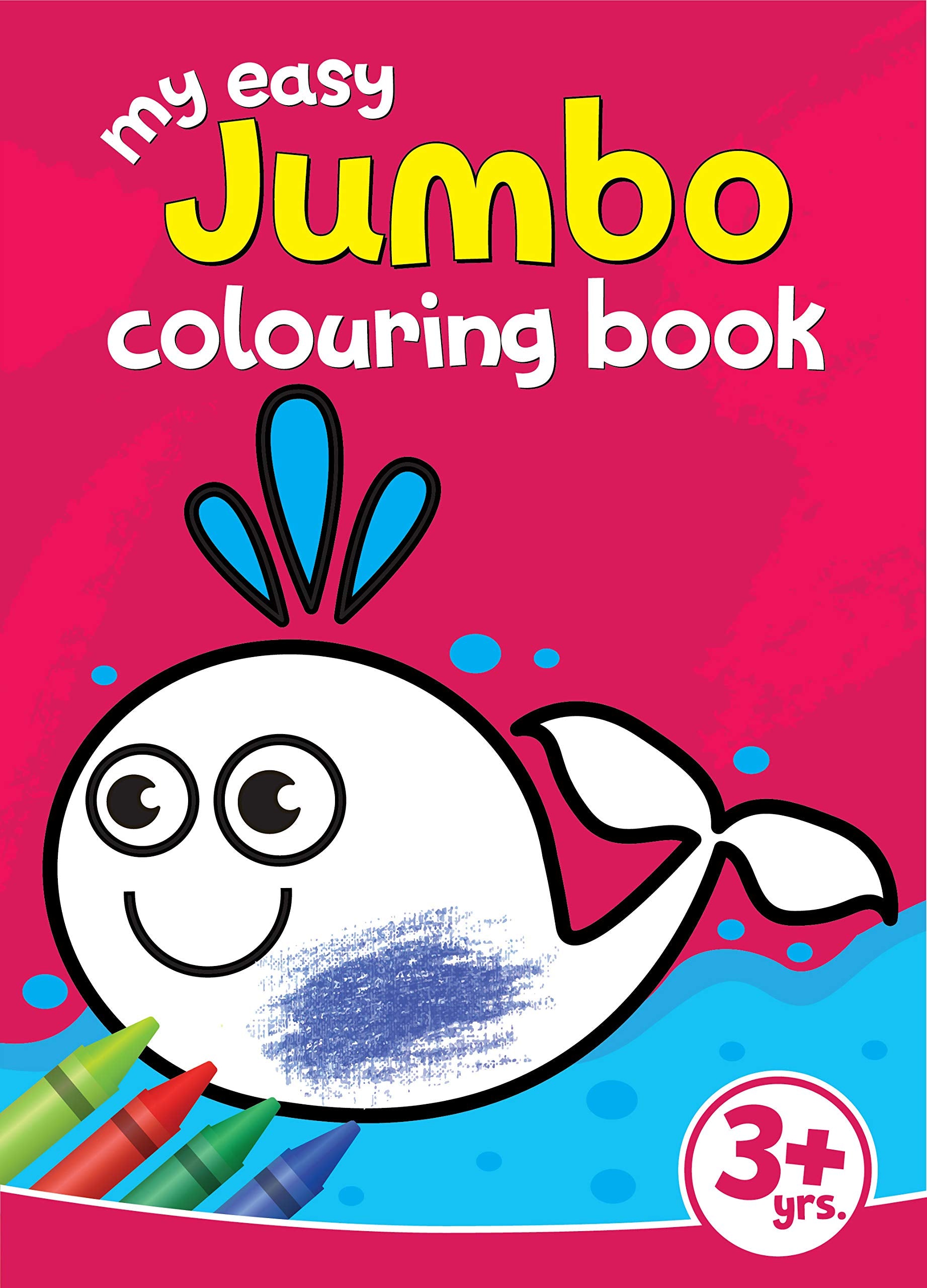 My Easy Jumbo Colouring Book: 80 Big Pictures to Colour Tiptoi & Games