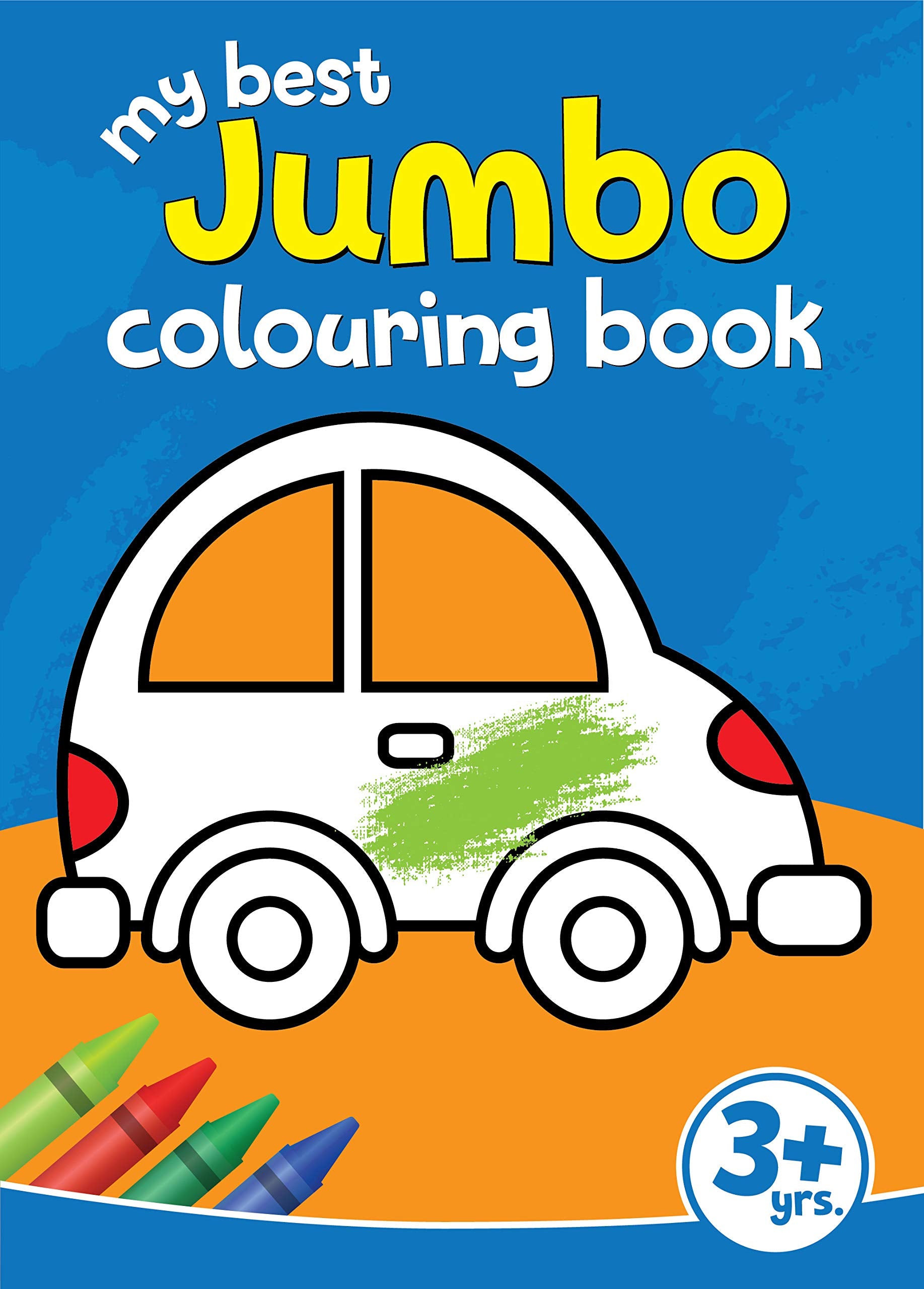 My Best Jumbo Colouring Book: 80 Big Pictures to Colour Tiptoi & Games