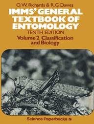 General Textbook of Entomology Structure Physiology and Development & Classification and Biology in 2 Vols Richards, O W & R G Davies Richards, O W & R G Davies Books