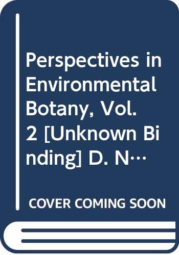 Perspectives in Environmental Botany Vol. 2 Ed. RAO AND AHMAD et al., Books