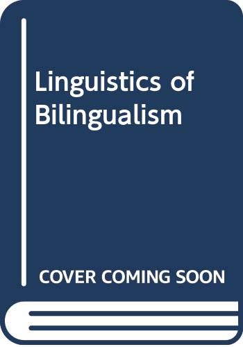Linguistics of Bilingualism Social Sciences