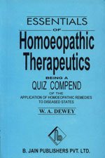 Essentials of Homoeopathic Therapeutics Medicine