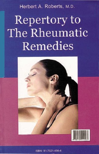 Repertory to the Rheumatic Remedies Medicine