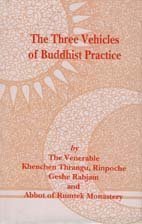 The three vehicles of Buddhist practice (Bibliotheca Indo-Buddhica series) book