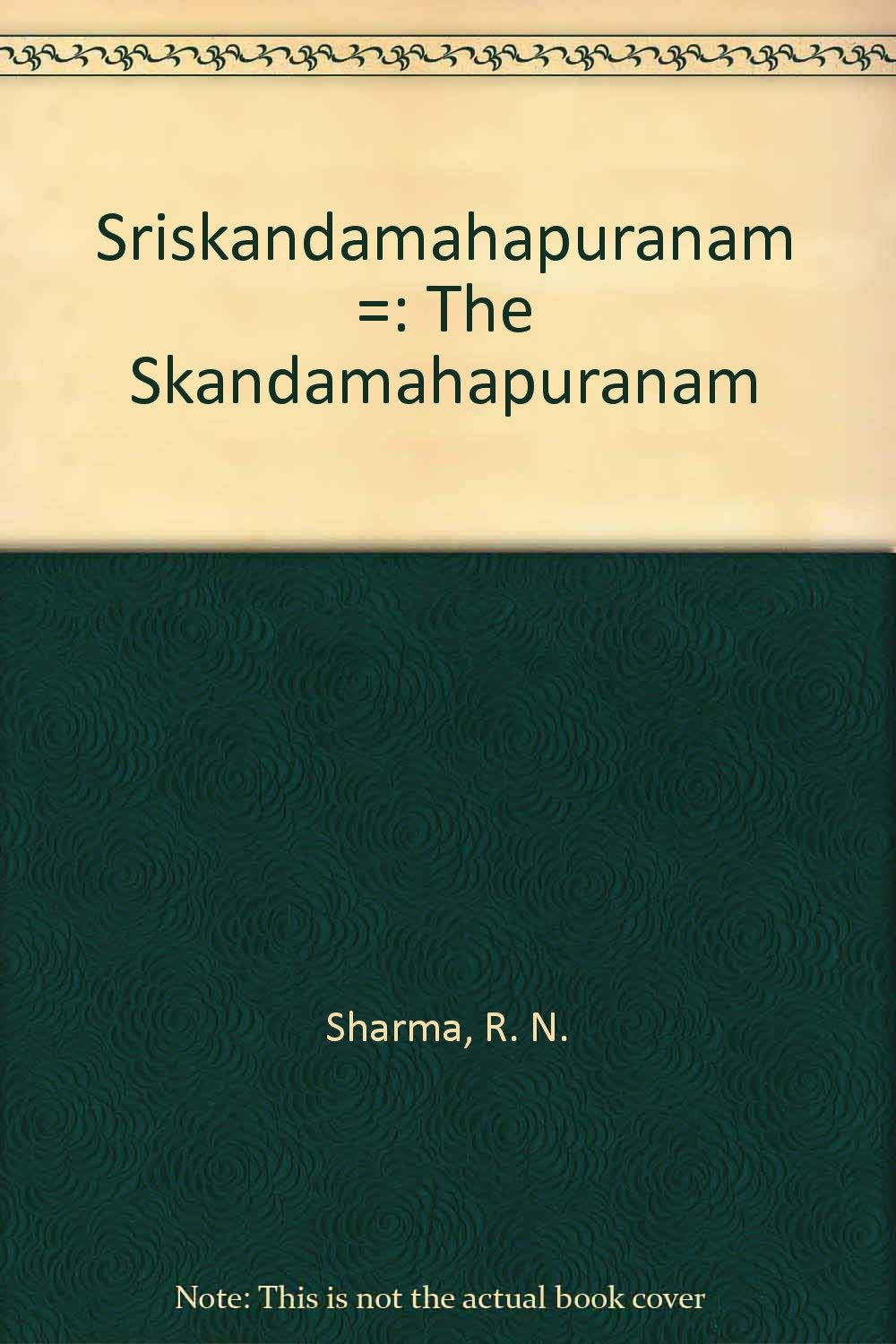 Skandamahaapuraana (Mool, Bhumikaa Evam Shlokaanukramani Sahita) Religion & Esotericism