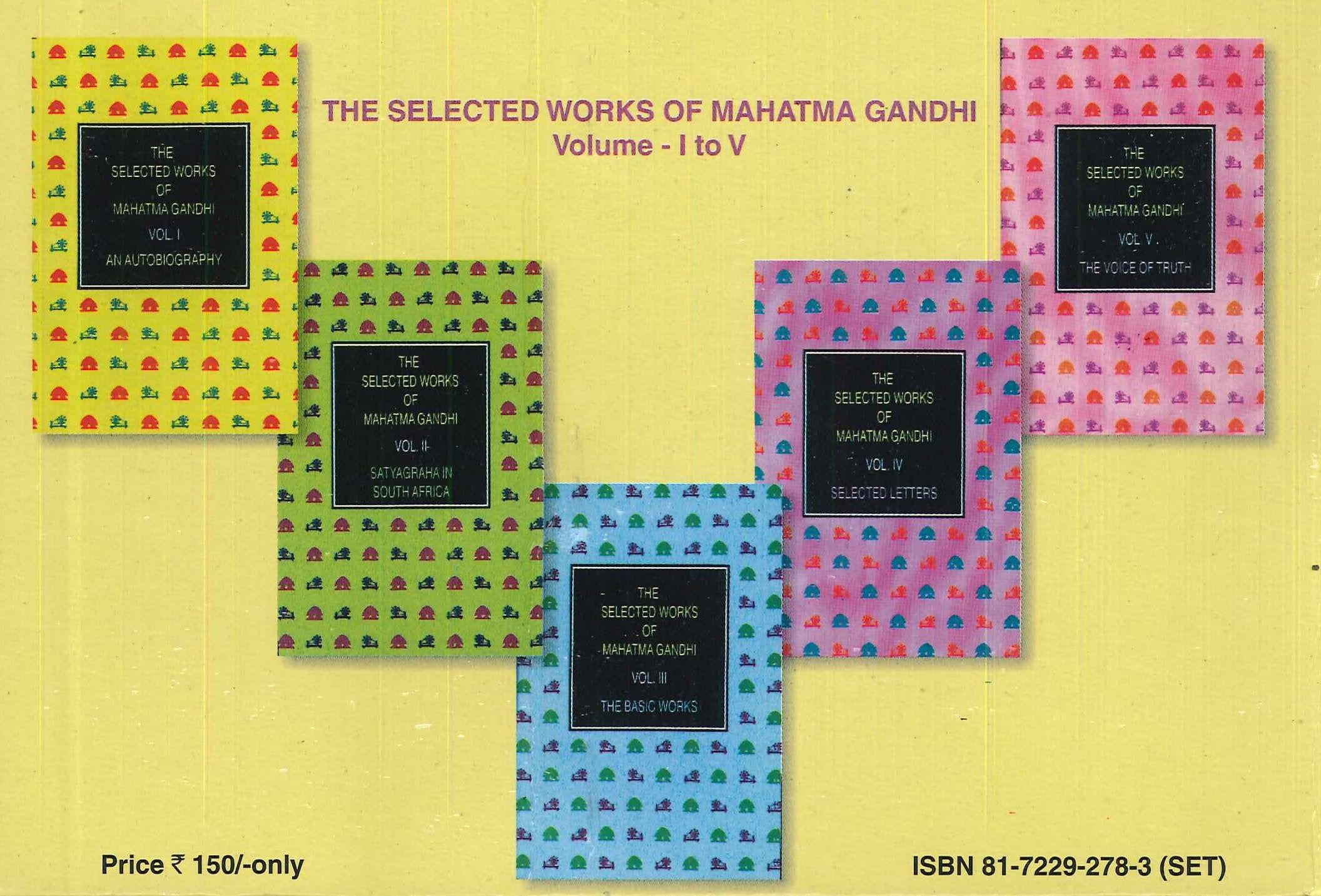 Selected Works of Mahatma Gandhi, 5 Volumes Boxed (Selected Works of Mahatma Gandhi, 5 volumes boxed) Mahatma Gandhi and Shriman Narayan Mahatma Gandhi and Shriman Narayan Books