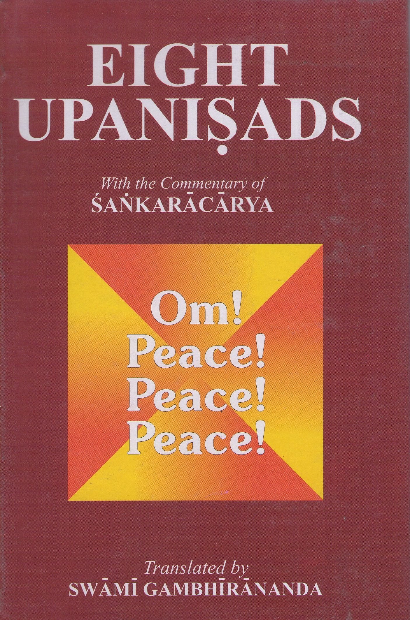 Eight Upanishads: With the Commentary of Shankaracharya Religion & Esotericism