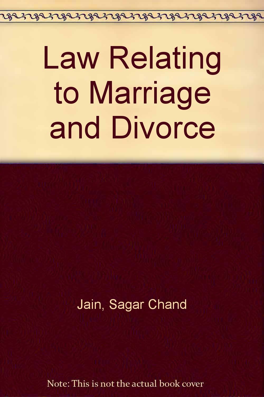 Law Relating to Marriage and Divorce Law