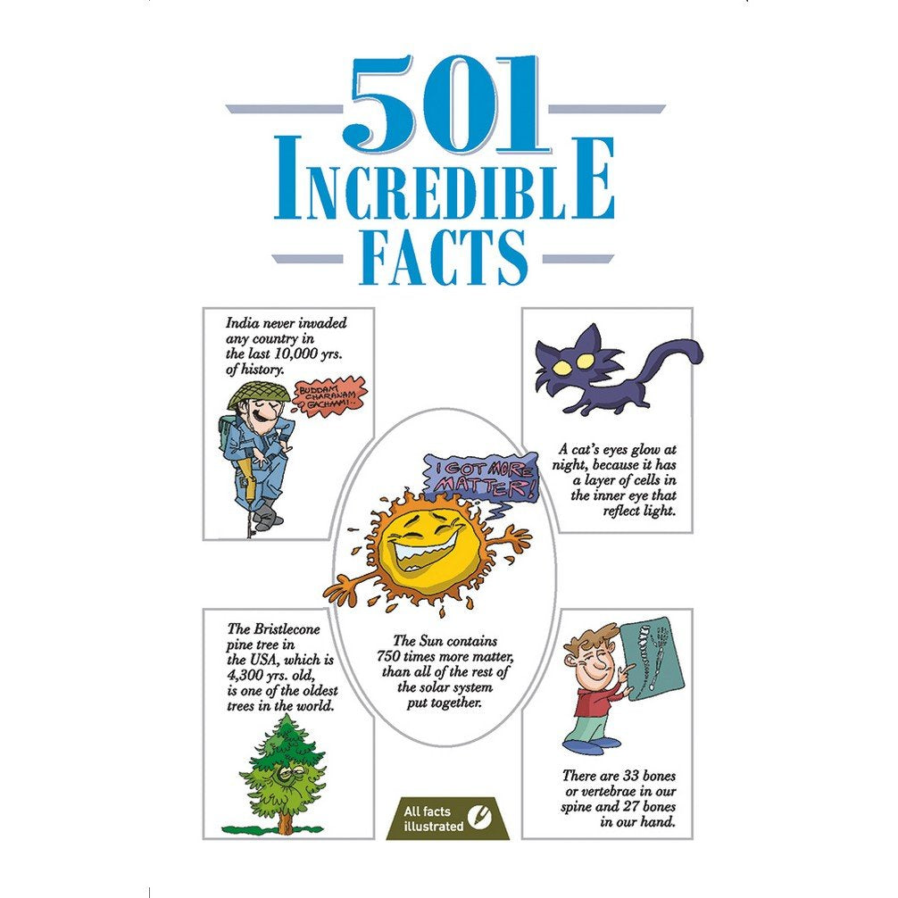 501 Incredible Facts (504 Facts Shree Series) Books