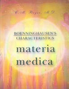 Boenninghausen's Characteristic Materia Medica Medicine