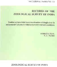 Studies on Intertidal Macrozoobenthos of Hugli River in and Around Calcutta in Relation to Water and Soil Conditions Books