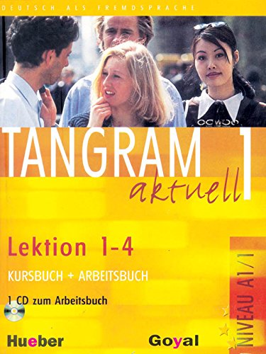 Tangram 1 Textbook + Workbook + CD, Lektion 1 - 4 Books