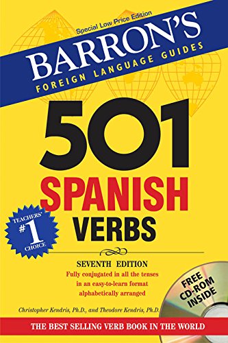 Barron's 501 Spanish Verbs Books