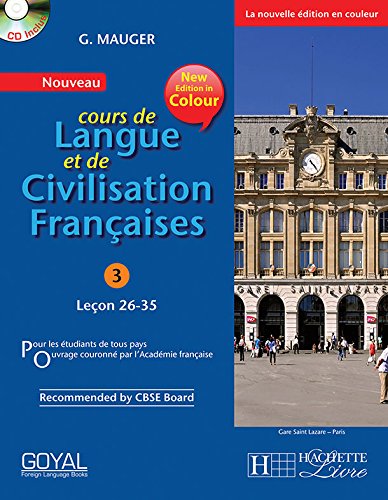 G Mauger Blue Cours de Langue et de Civilization Francaise 3 with Cd (lecon 26-35) book