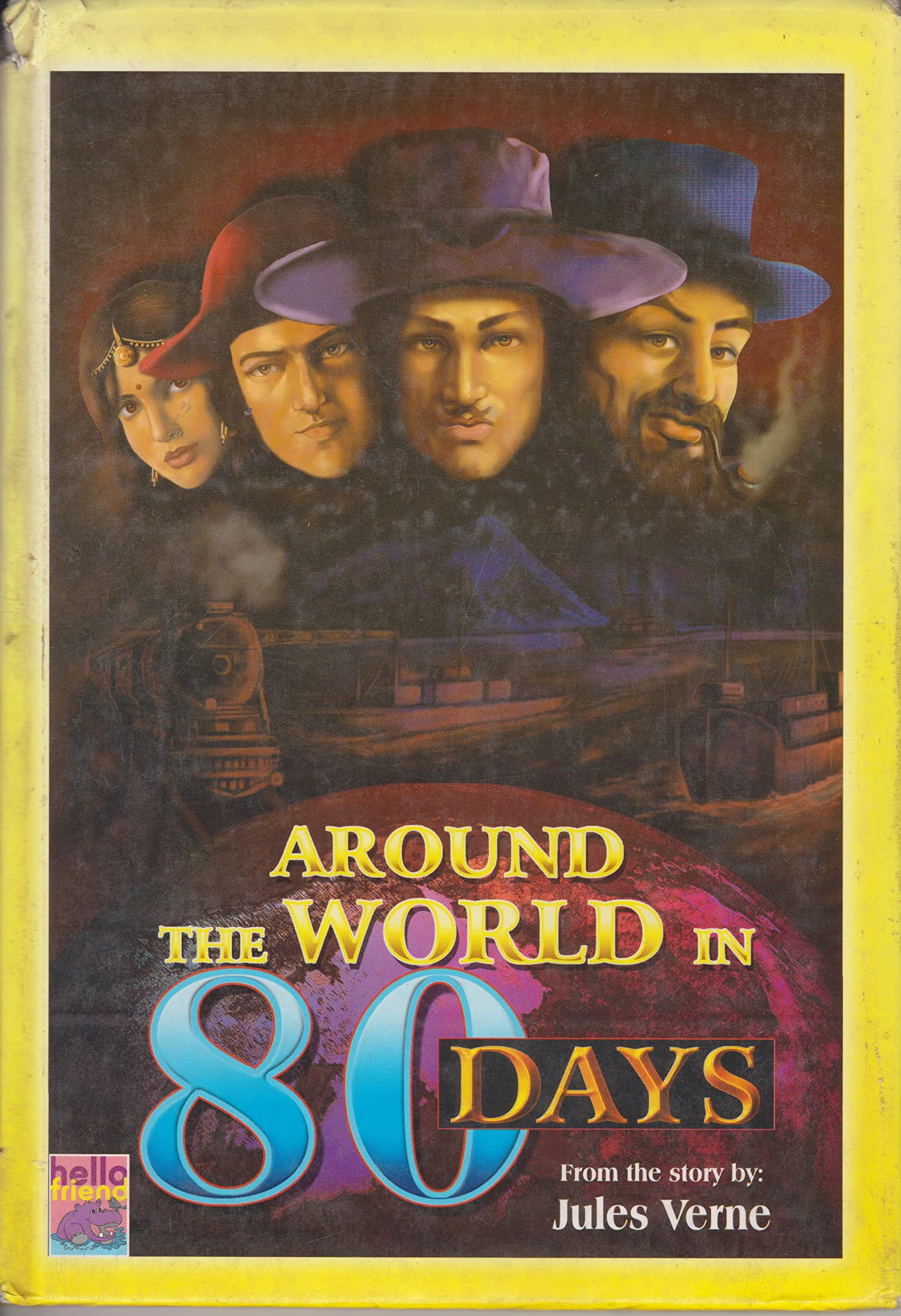 Around the World in 80 Days. HARDCOVER WITH SLIPCA Books