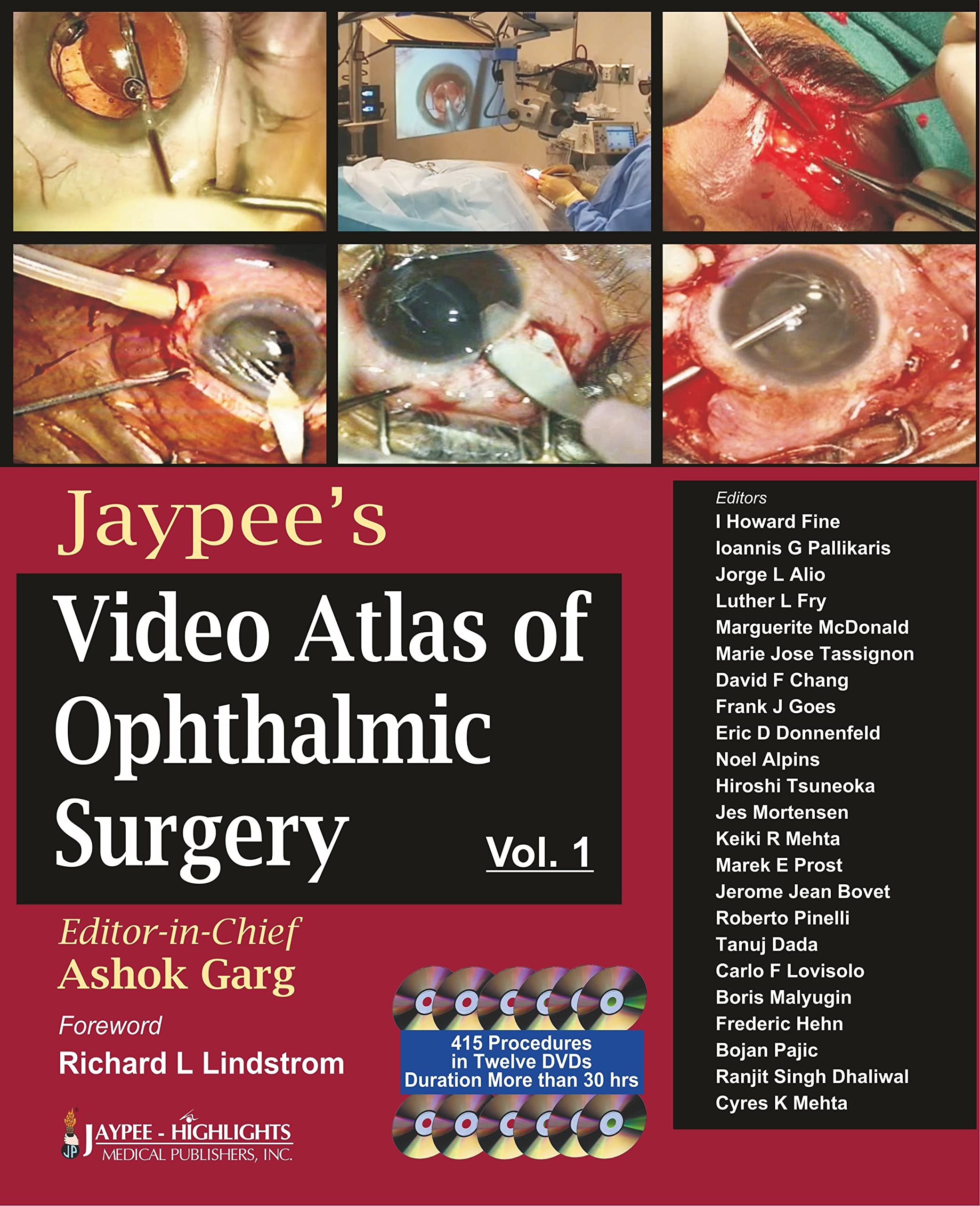 Jaypee's Video Atlas of Ophthalmic Surgery: Volume I (DVDs) Medicine