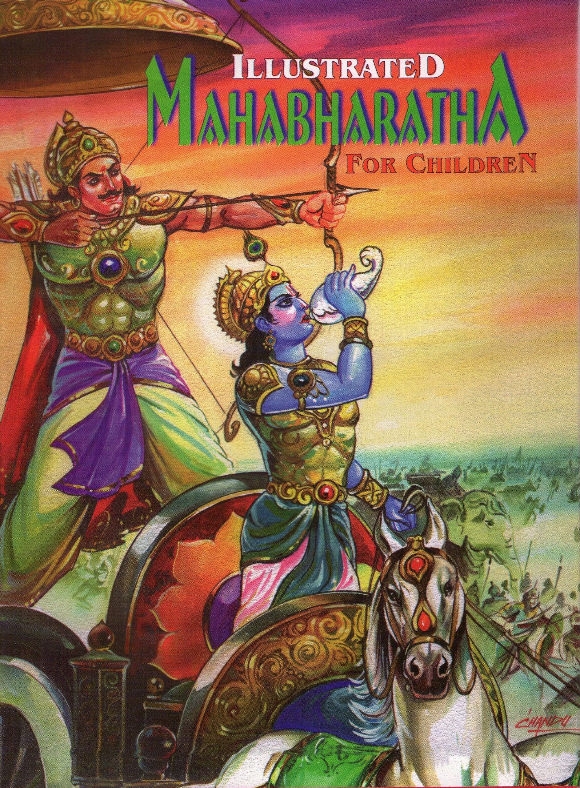 Illustrierte Mahabharata für Kinder Books