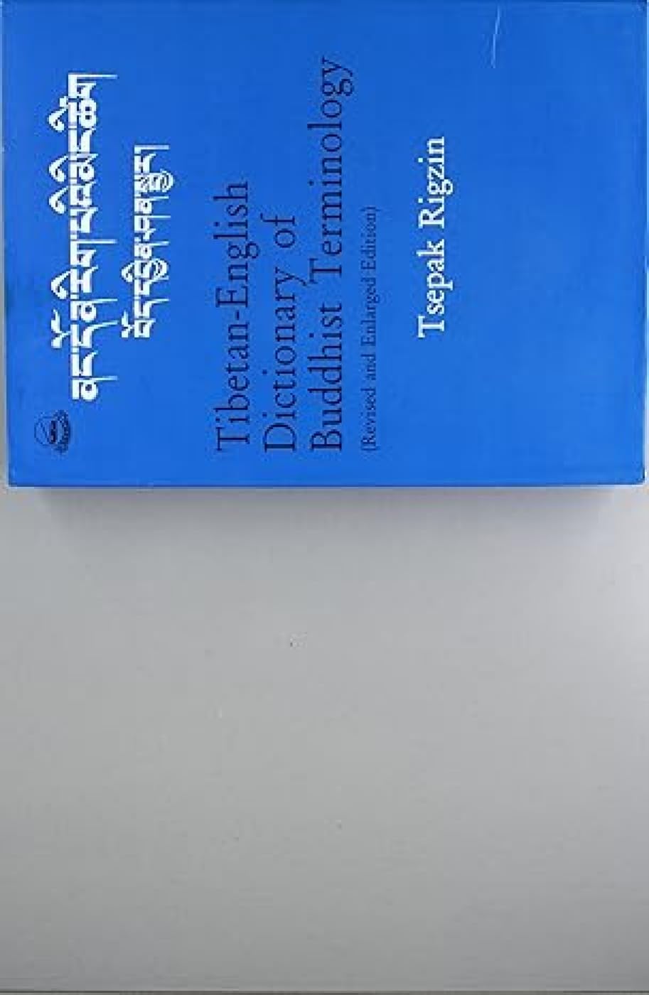 Tibetan English Dictionary of Buddhist Terminology Philosophy