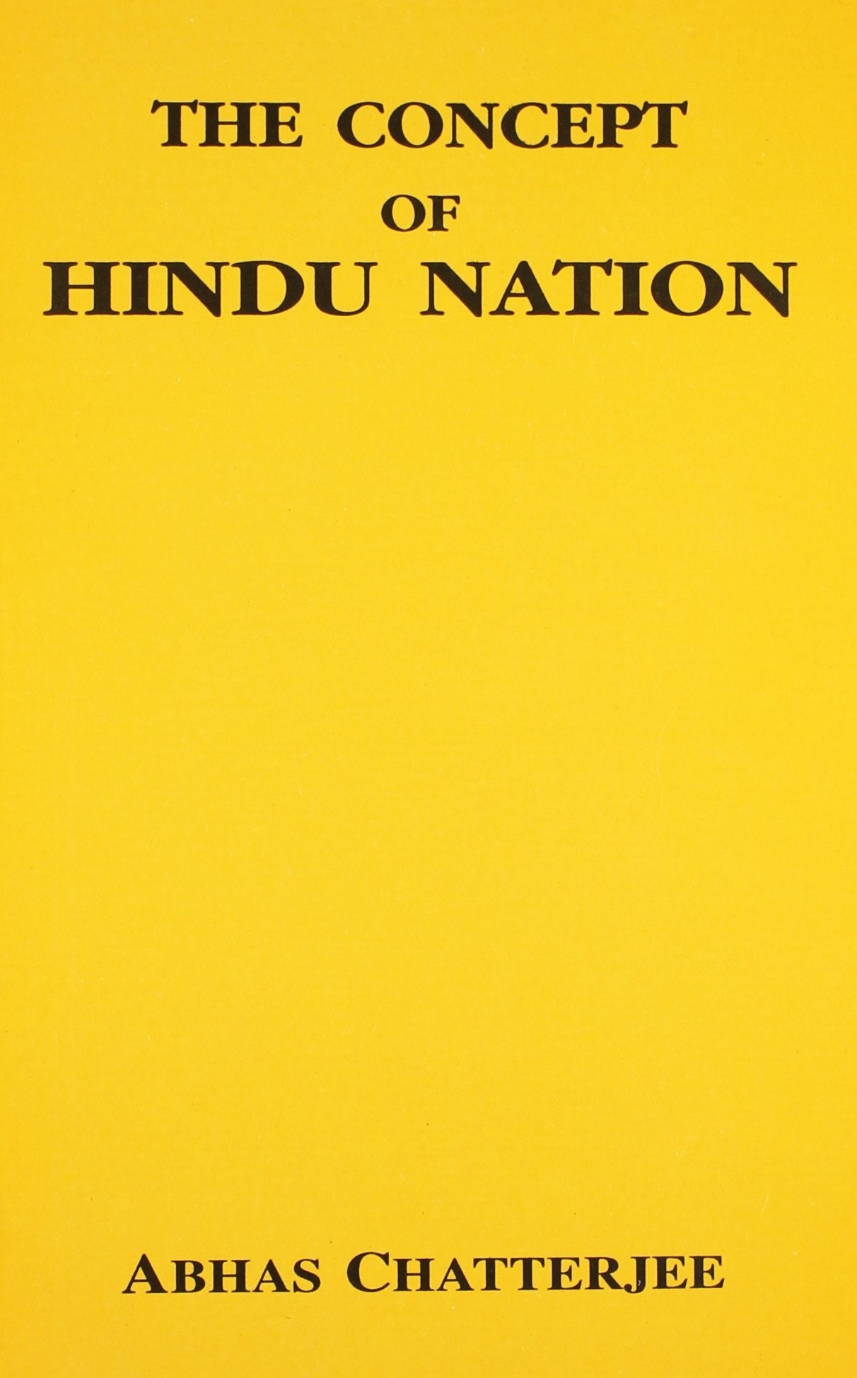 The Concept of Hindu Nation Books