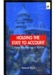 Holding the State to Account: Citizen Monitoring in Action Books