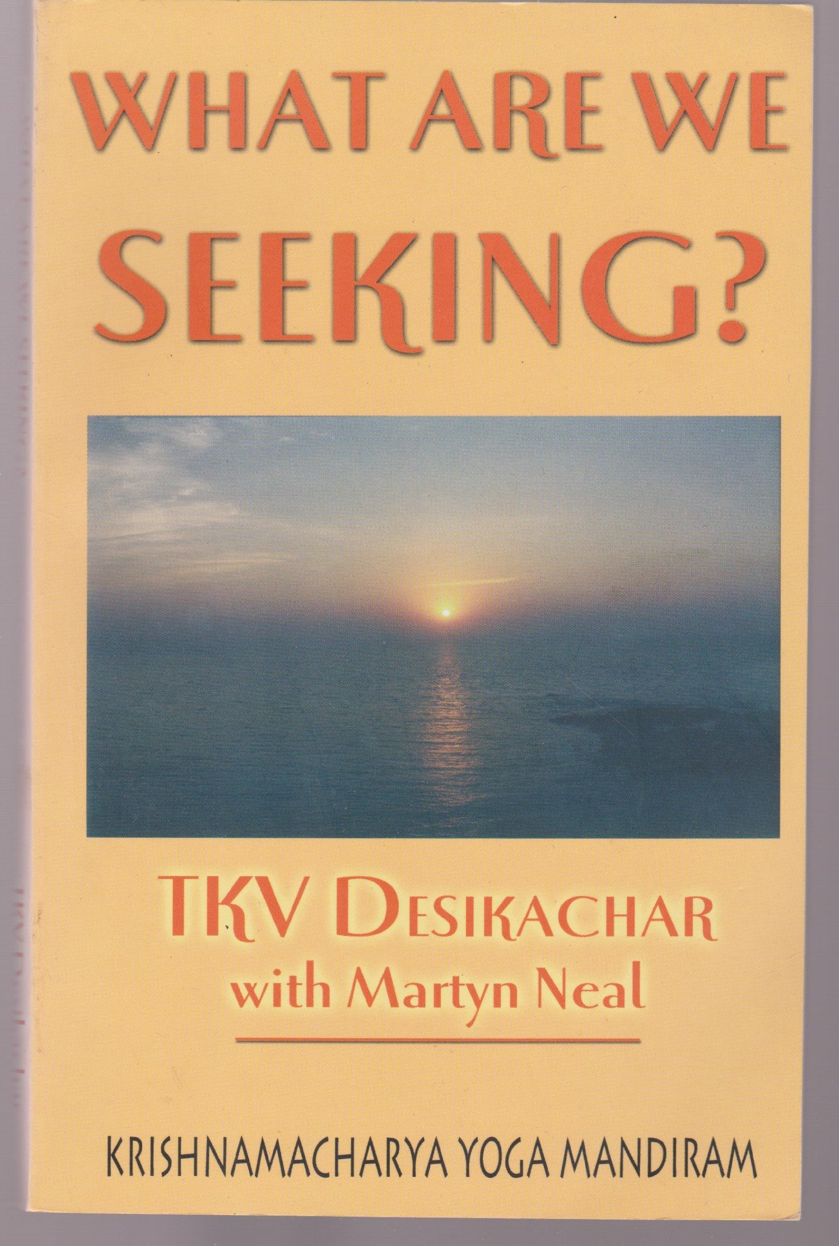 What Are We Seeking? Books