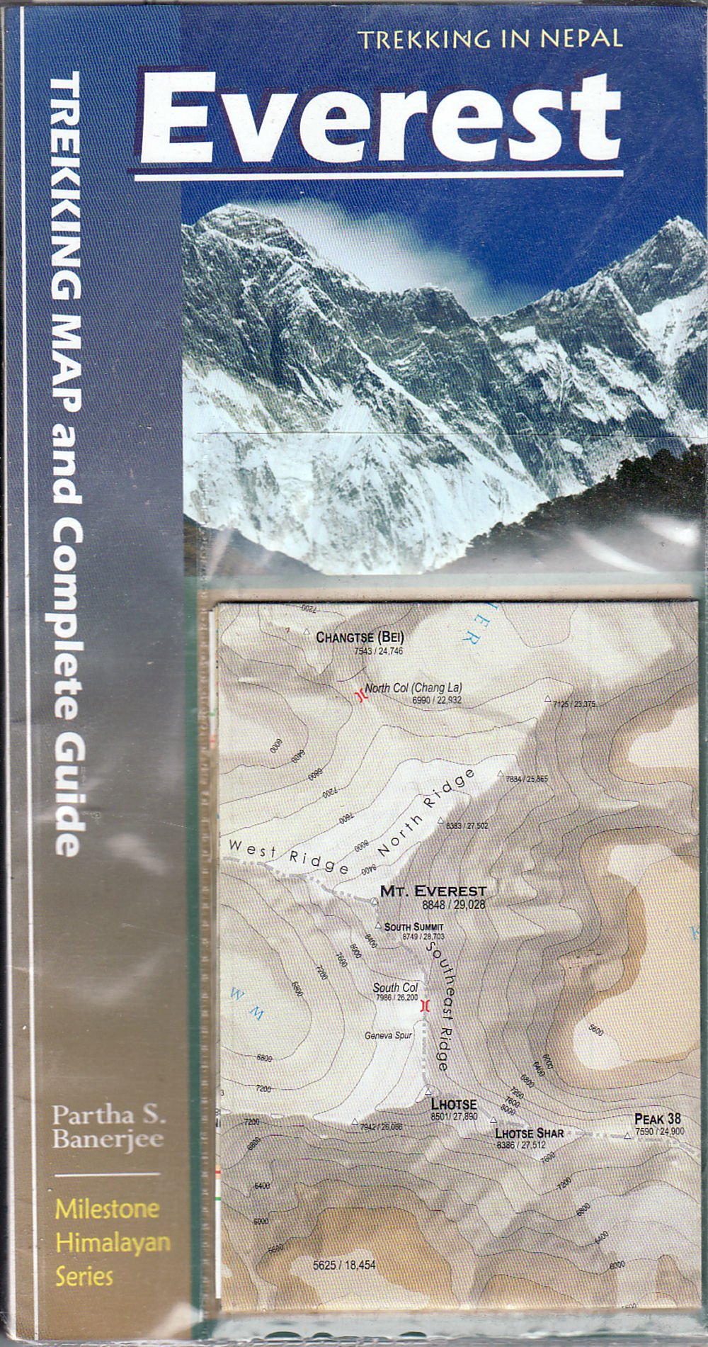 Everest: Trekking Map & Complete Guide (Milestone Himalayan Series) Travel