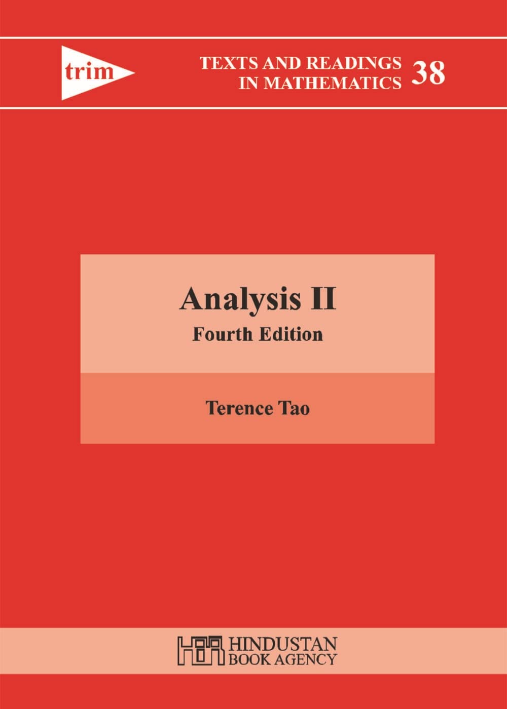 Analysis (2) (Hindustan Book Agency, Band 2) Mathematics