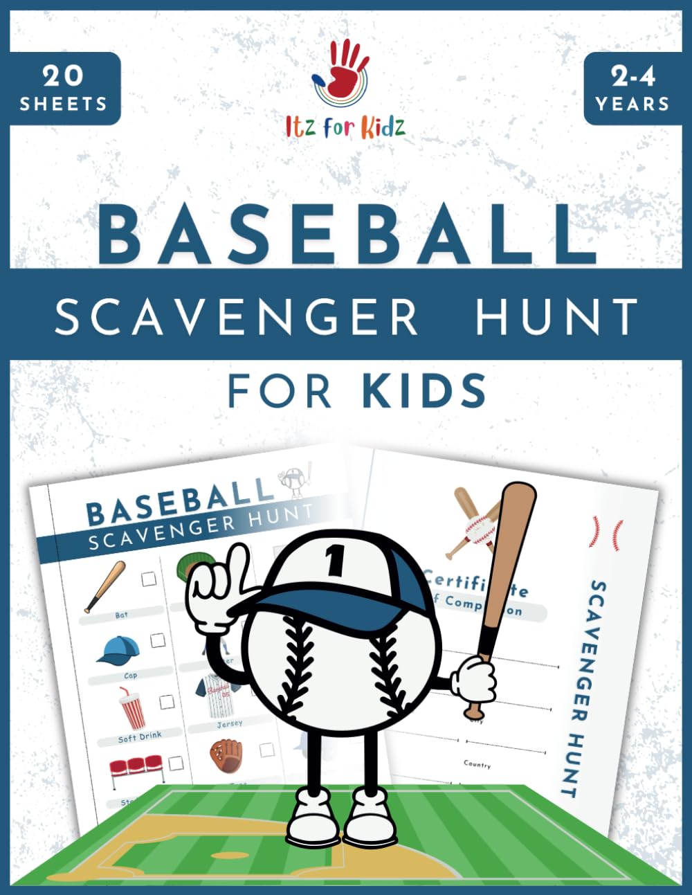 Baseball Scavenger Hunt for Kids: Ideal Kids Companion for Baseball Games | Fun Ballpark Activity for Kids | Itz for Kidz (Scavenger Hunt for Kids from Itz for Kidz) Leisure & Fun
