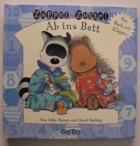 Zappel und Zottel - Ab ins Bett! Ein Buch mit Klappen Books