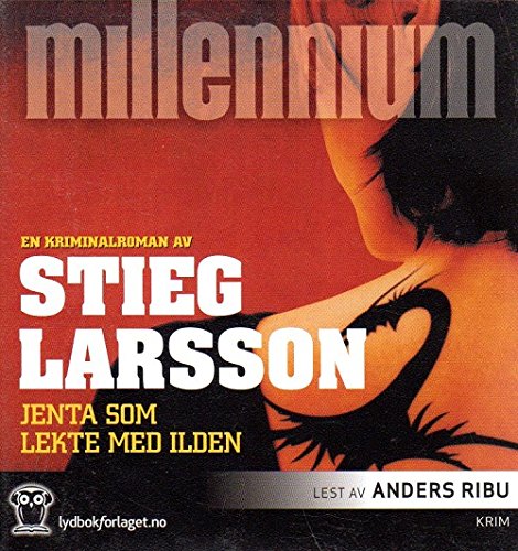 CD Hörbuch Stieg Larsson NORWEGISCH - Jenta Som Lekte Med Ilden Music