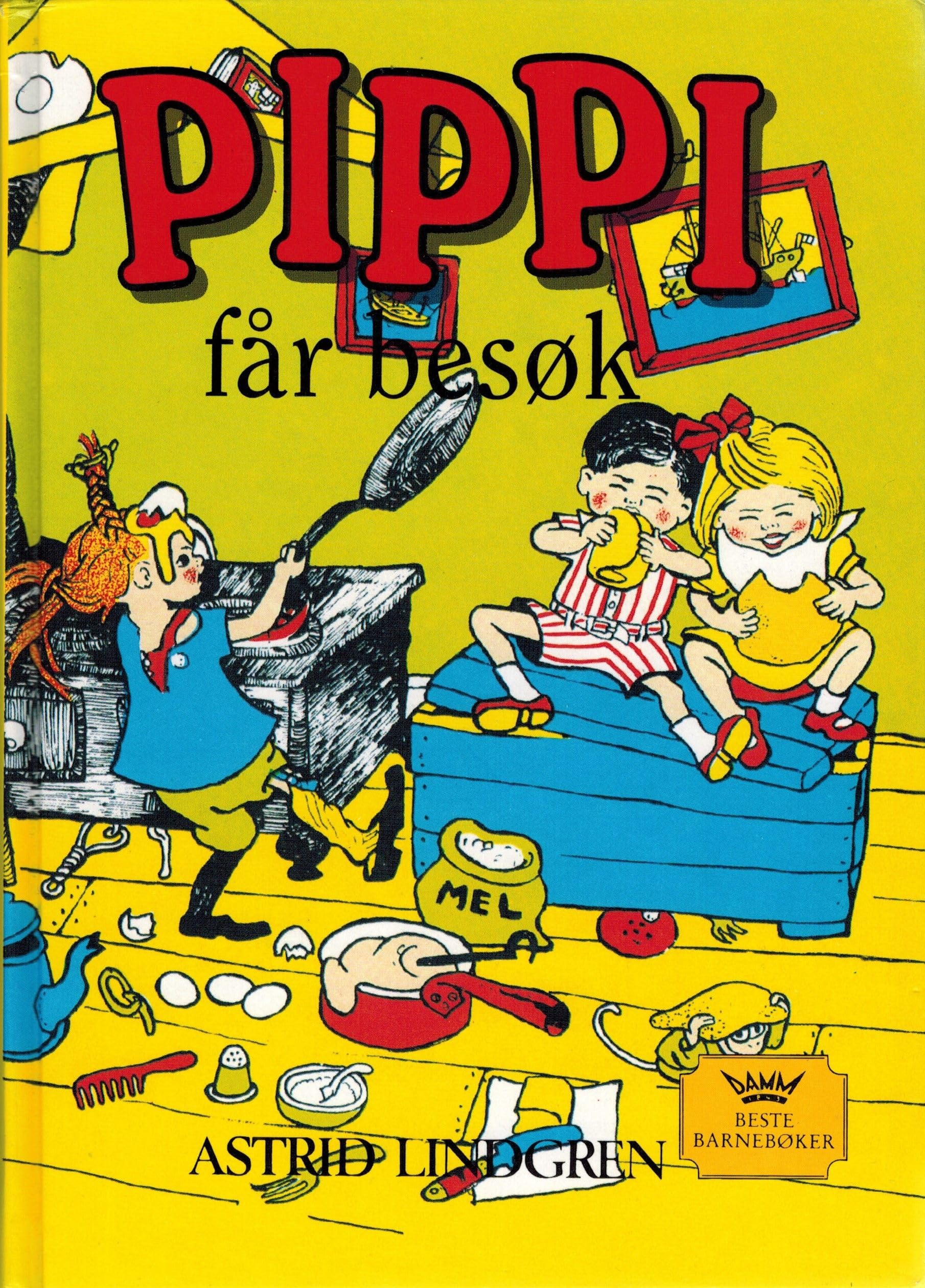 Buch Astrid Lindgren NORWEGISCH - Pippi får besok Books