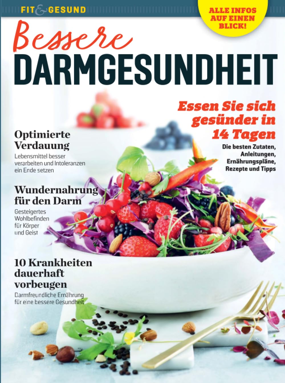 Bessere Darmgesundheit: Essen Sie sich gesünder in 14 Tagen! German Translation Books