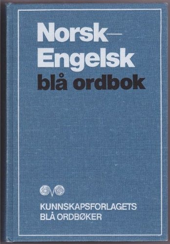 Norsk-Engelsk Bla Ordbok / Norwegian-English Dictionary Books