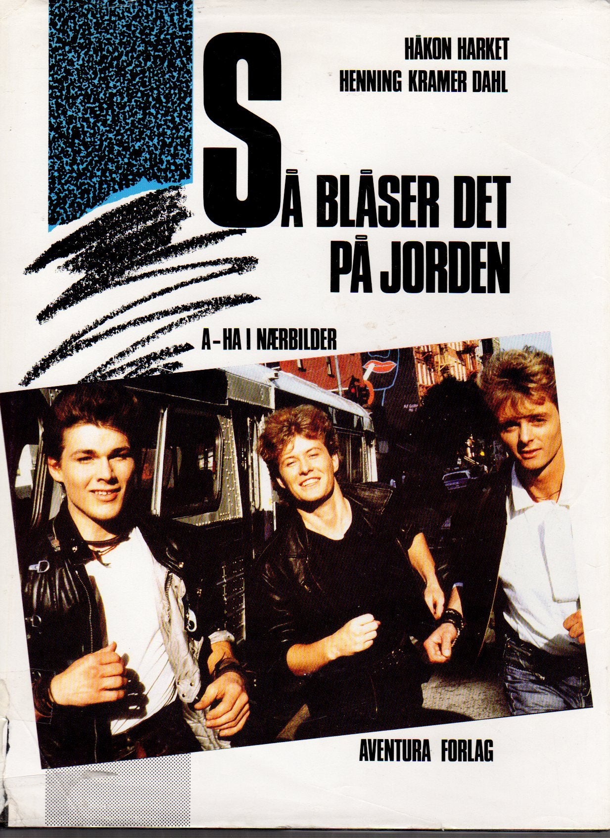 Buch A-HA NORWEGISCH. Så Blåser Det På Jorden - A-ha i Naerbilder Books