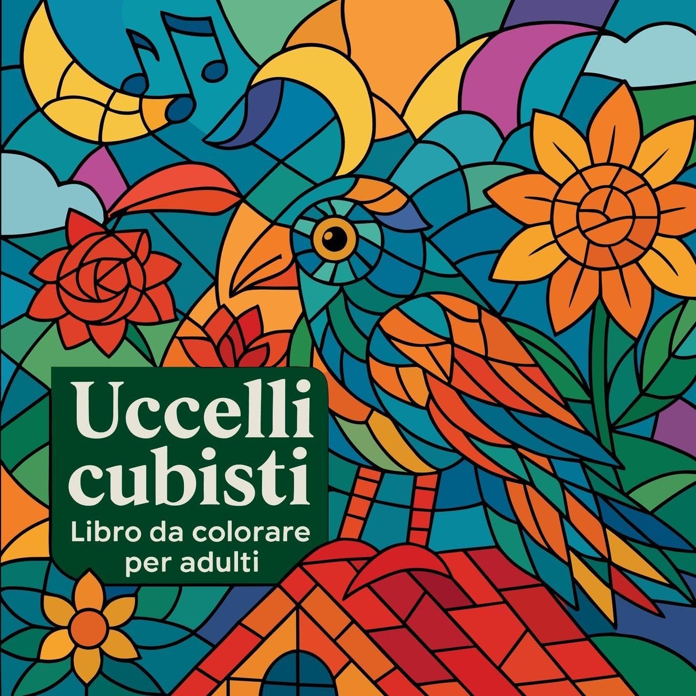 Uccelli cubisti - Libro da colorare per adulti Hobbies & Crafts