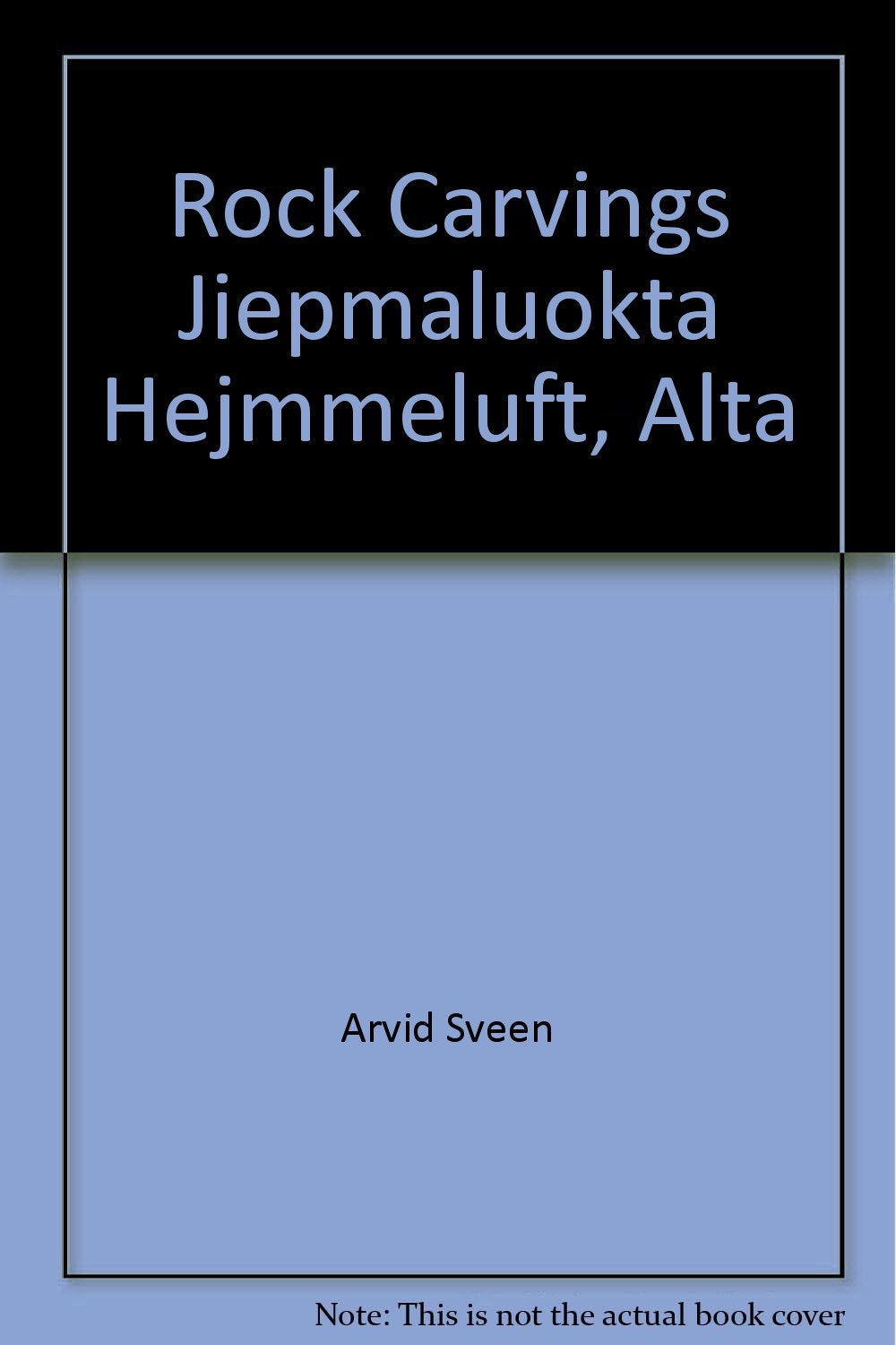 Rock Carvings Jiepmaluokta Hejmmeluft, Alta Books
