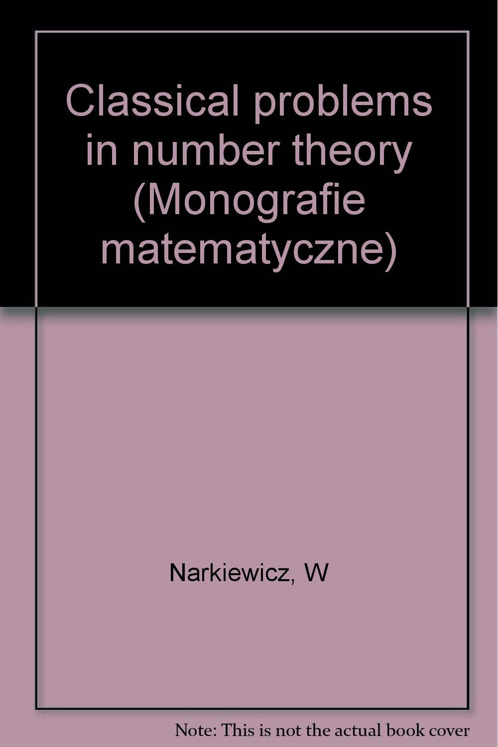 Classical Problems in Number Theory Books