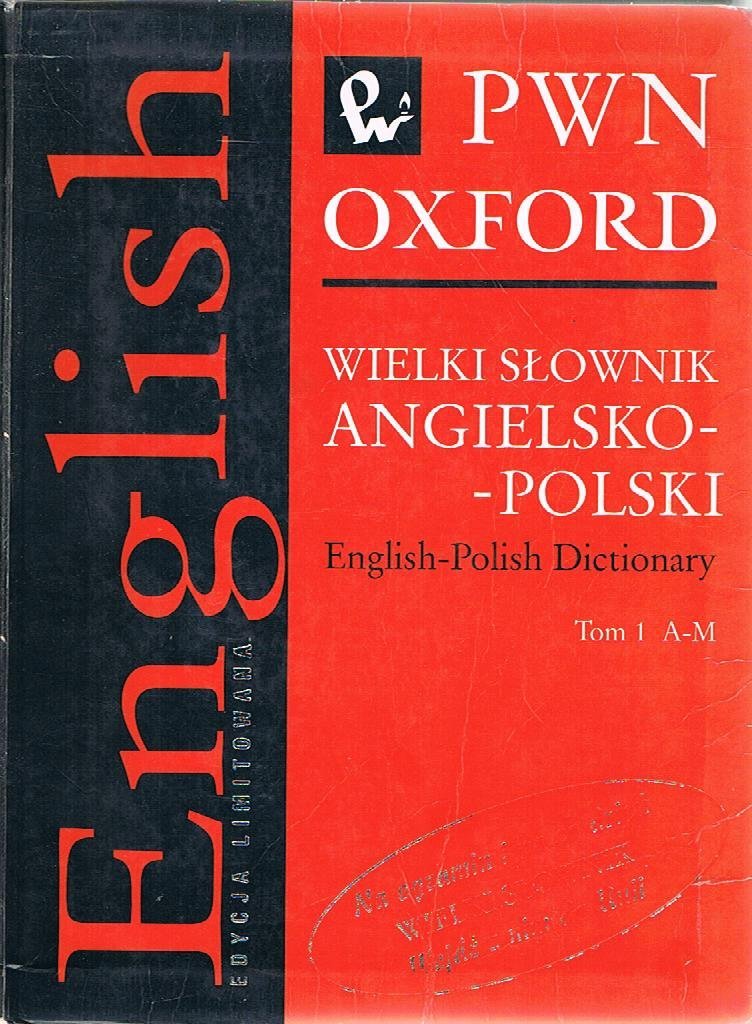 Wielki slownik angielsko-polski PWN t.1/2 Books
