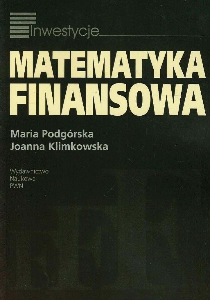 Matematyka finansowa Books