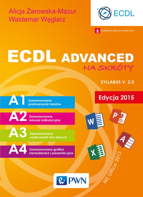 ECDL Advanced na skróty Edycja 2015 Books