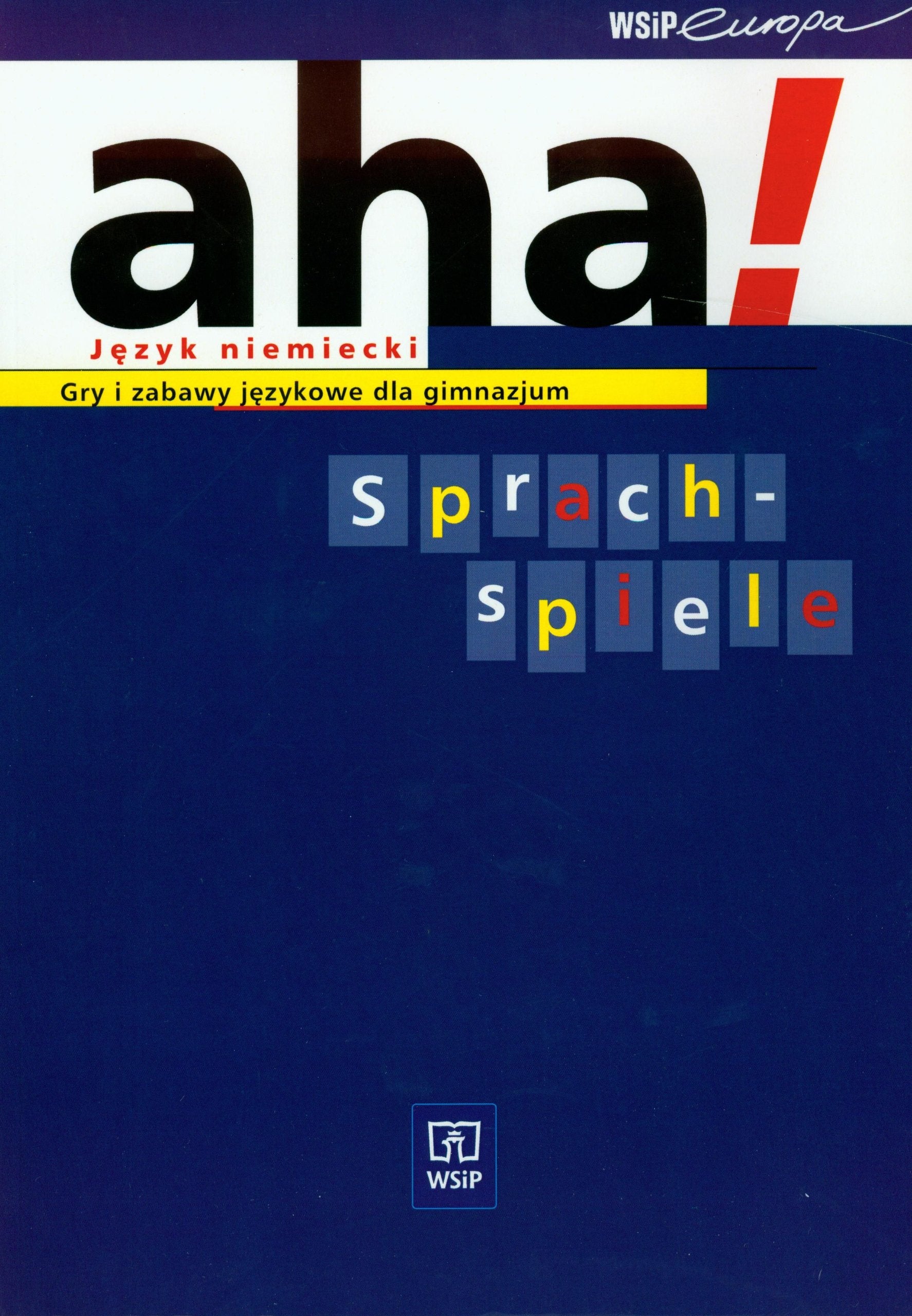 Aha! Sprachspiele Jezyk niemiecki Gry i zabawy jezykowe dla gimnazjum Foreign Languages ​​& Dictionaries