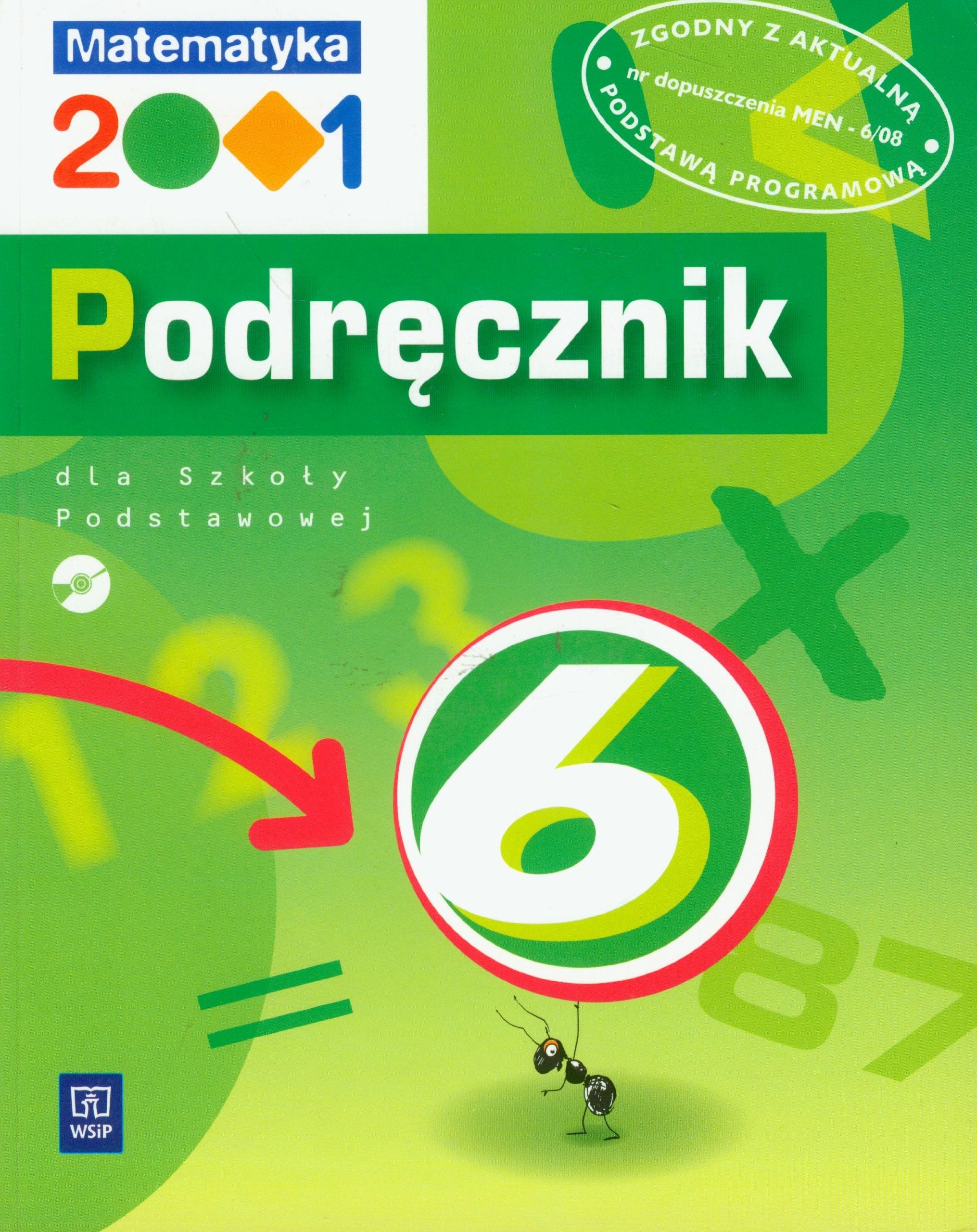 Matematyka 2001 6 Podrecznik z plyta CD: Szkola podstawowa Books