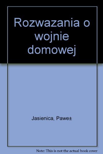 Rozwazania o wojnie domowej (Polish Edition) Books