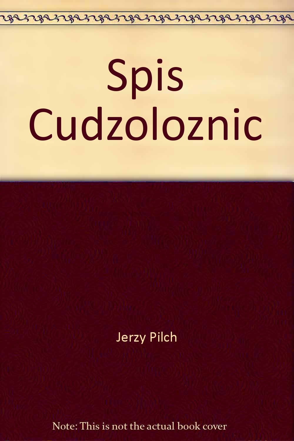 Spis cudzoloznic Books