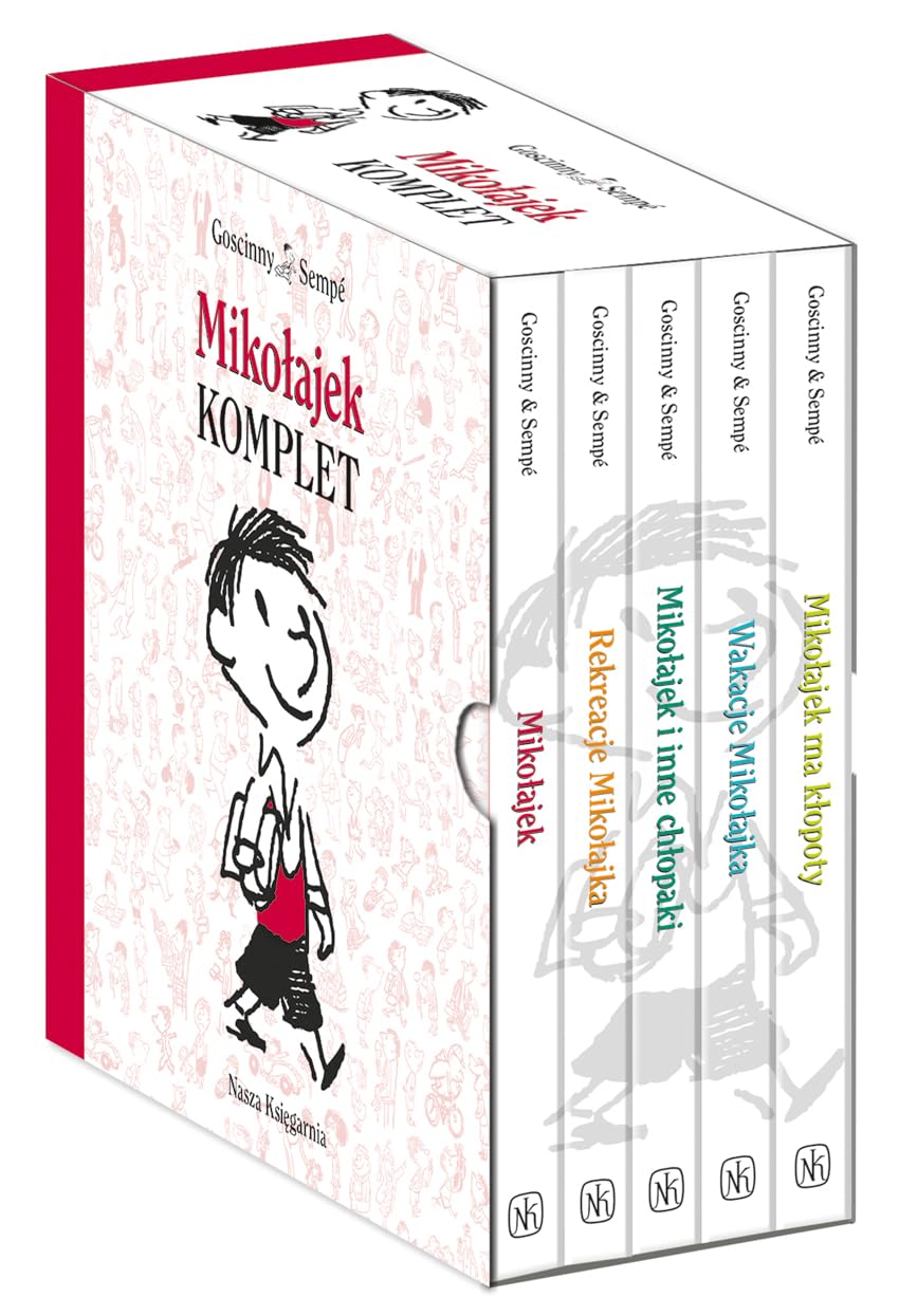 Mikolajek Komplet: Mikolajek, Rekreacje Mikolajka, Wakacje Mikolajka, Mikolajek i inne chlopaki, Mikolajek ma klopoty Books