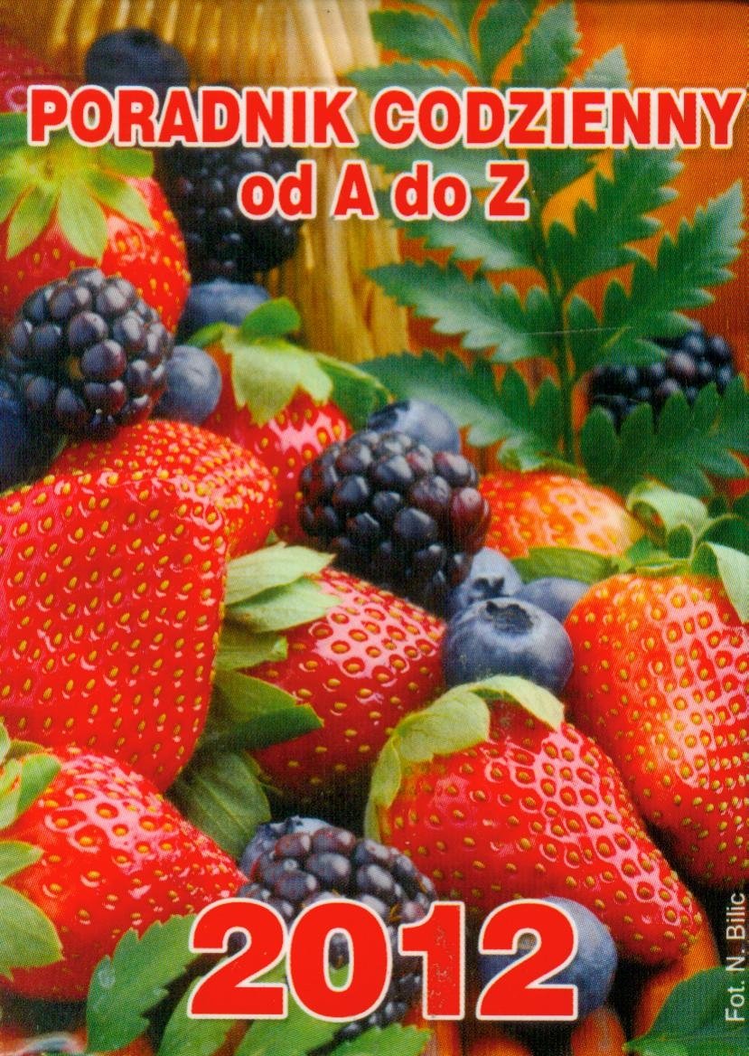 Kalendarz 2012 Poradnik codzienny od A do Z kolor Books