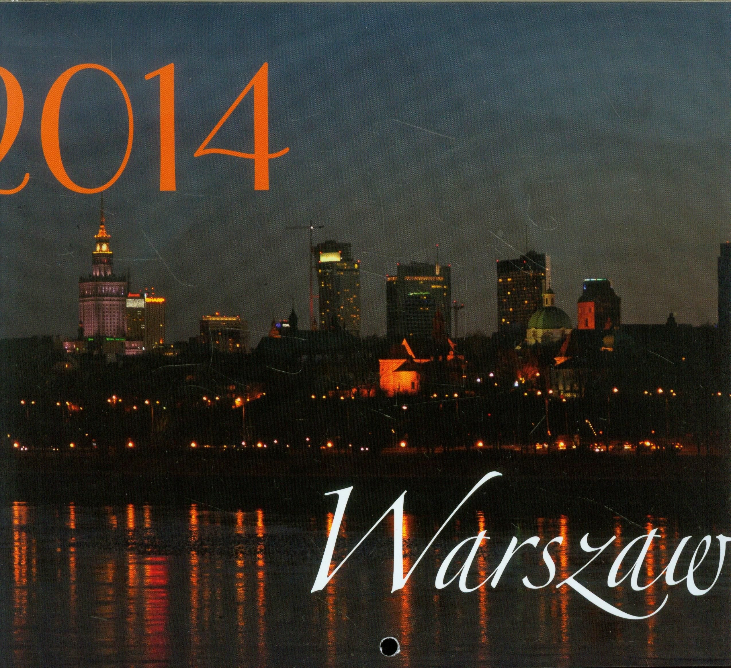 Kalendarz 2014 Warszawa wiszący Books