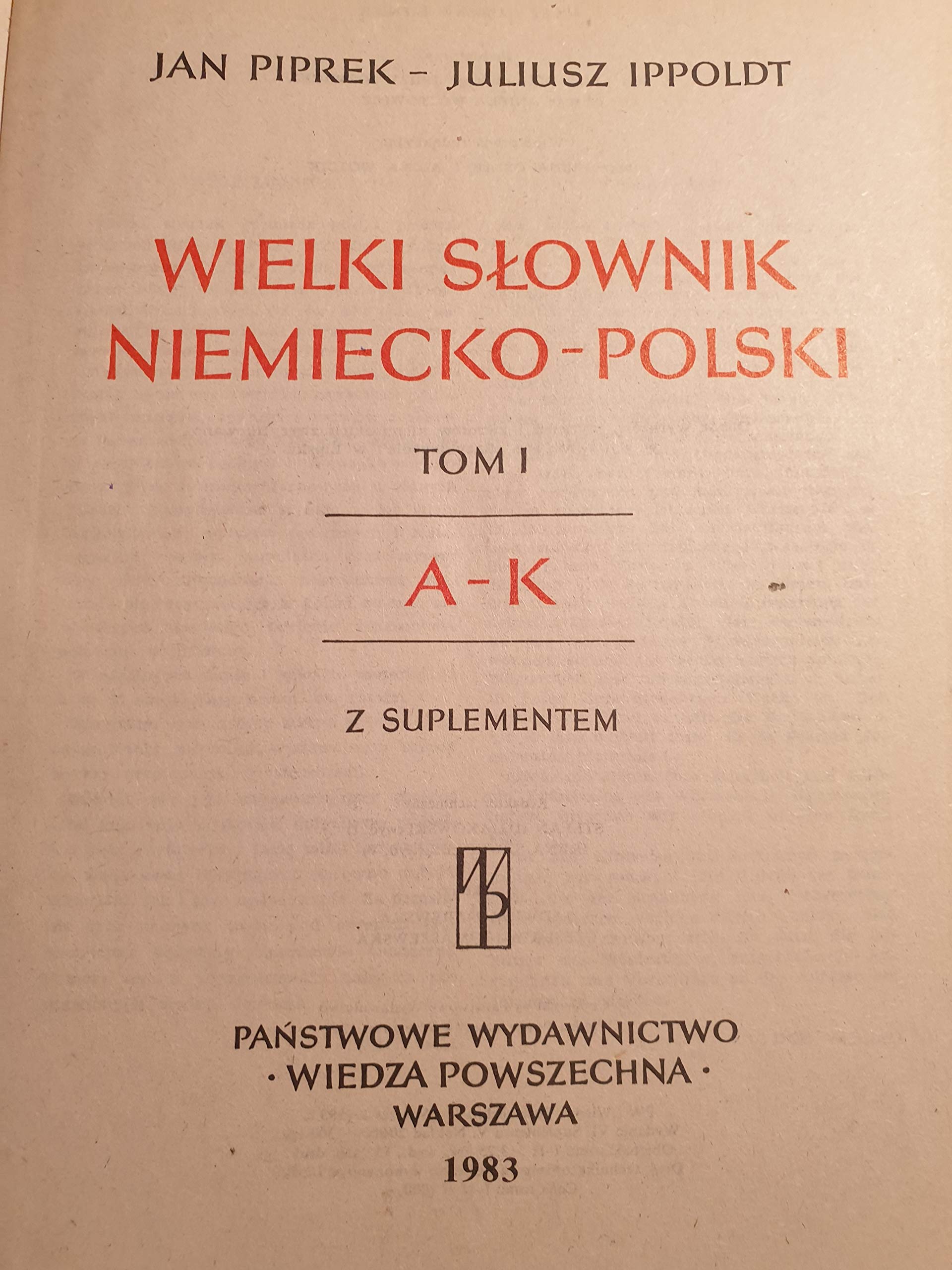Großwörterbuch Deutsch-Polnisch Books
