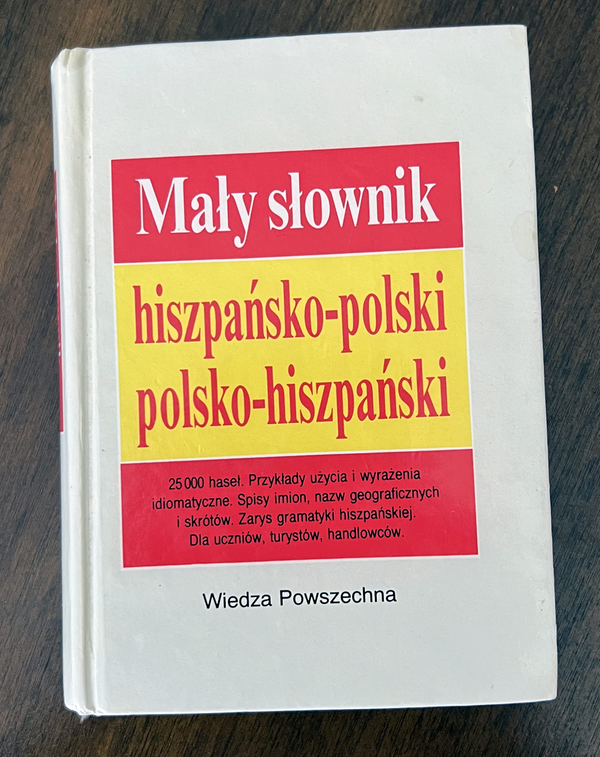 Maly slownik hiszpansko-polski,polsko-hiszpanski book